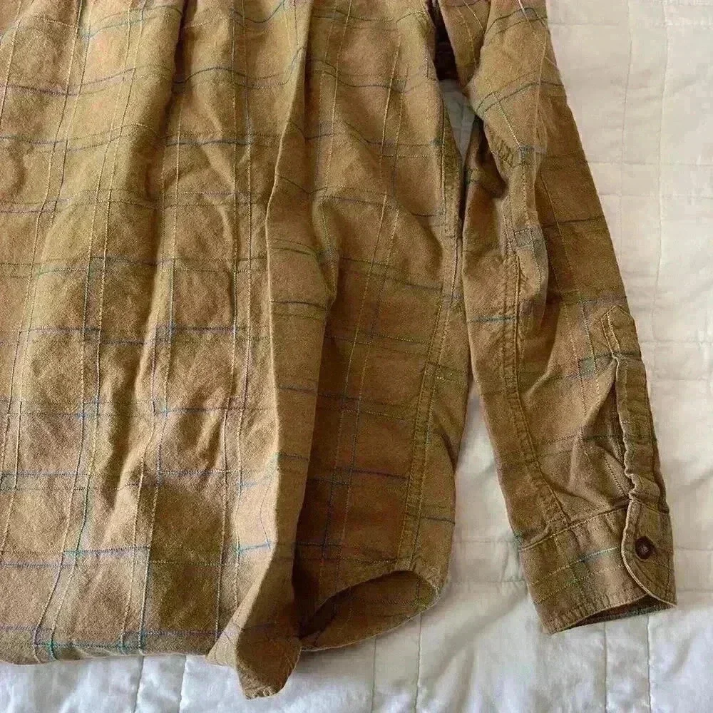 Vintage 90s the territory ahead men’s large button down‎ long sleeve neutral